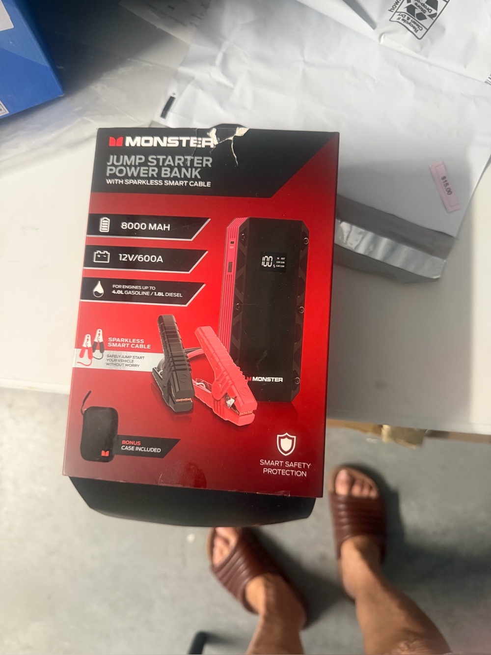 Monster High Red and Black Jump Starter Power Bank